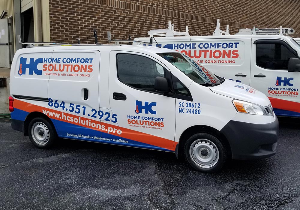 Home Comfort Solutions Van ready to go